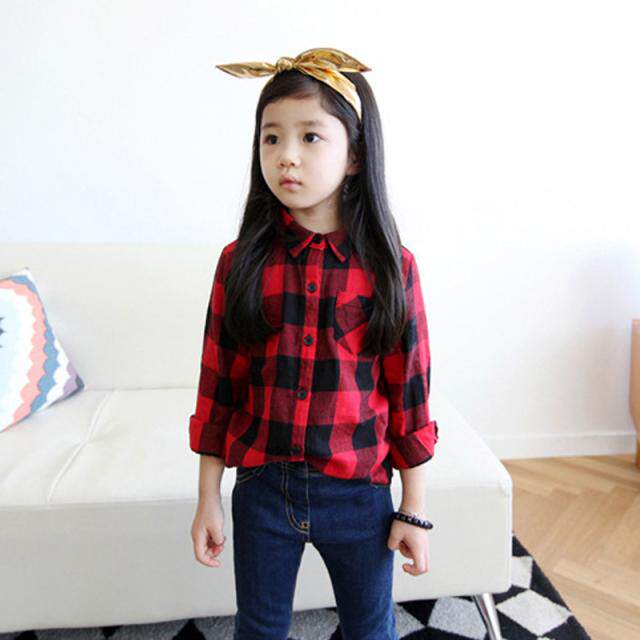 Chemise fille à manche longue - Ref 2085085 Image 1