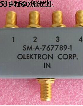美国进口 0.1-1000MHz 6dB 2W SMA 4路 1分4 宽带射频同轴功分器
