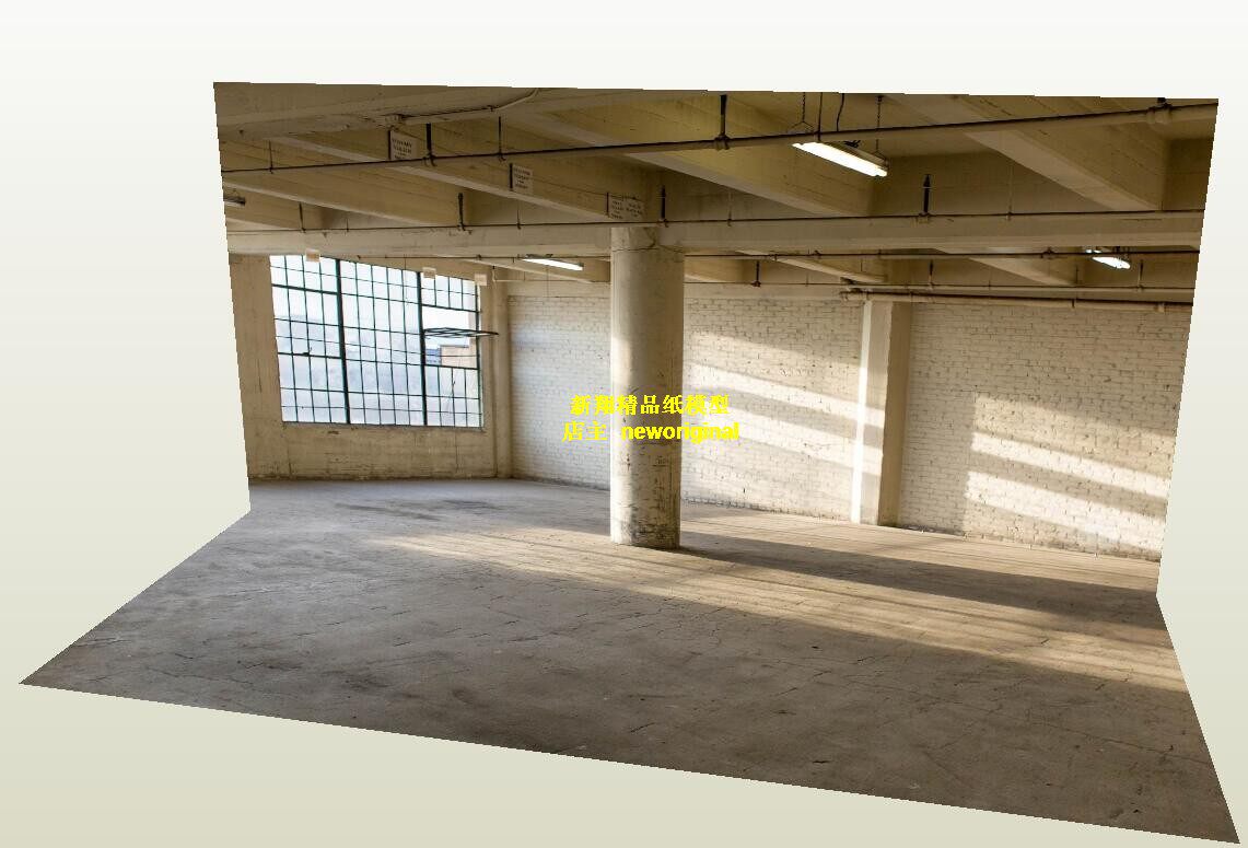 1比6 12 18货物仓库工厂仓库车库机库兵人建筑车模汽车场景模型