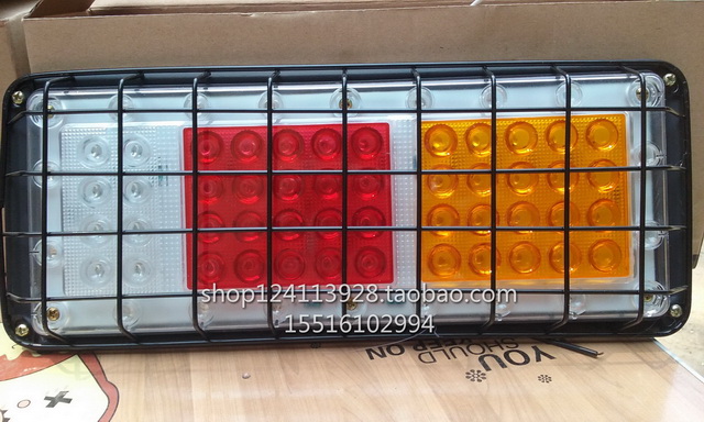 铁网140-2led挂车蓝色电子后尾灯