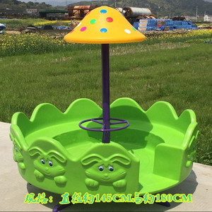 新款幼儿园转椅工程塑料旋转木马 儿童大型玩具 游乐园设备 户外