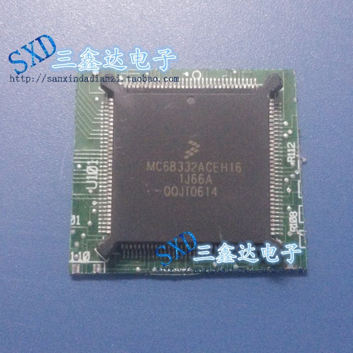 MC68332ACEH16  MC68332 原装进口拆机带板微控制器 BQFP-132