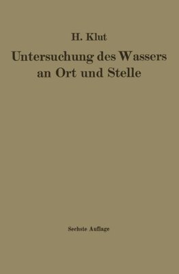 【预订】Untersuchung Des Wassers an Ort Und Stelle