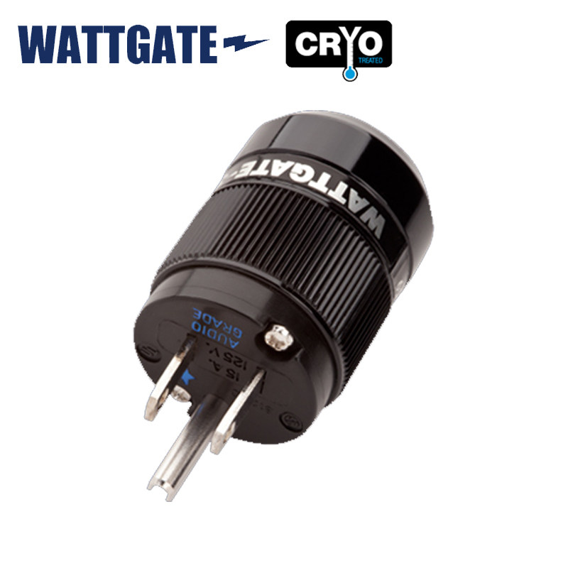 原装美国 WATTGATE 瓦特 350 i RH 镀铑 hifi发烧美式电源线插头