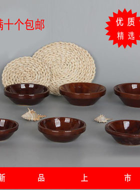陶瓷仿古土陶粗陶土碗蒸菜餐具