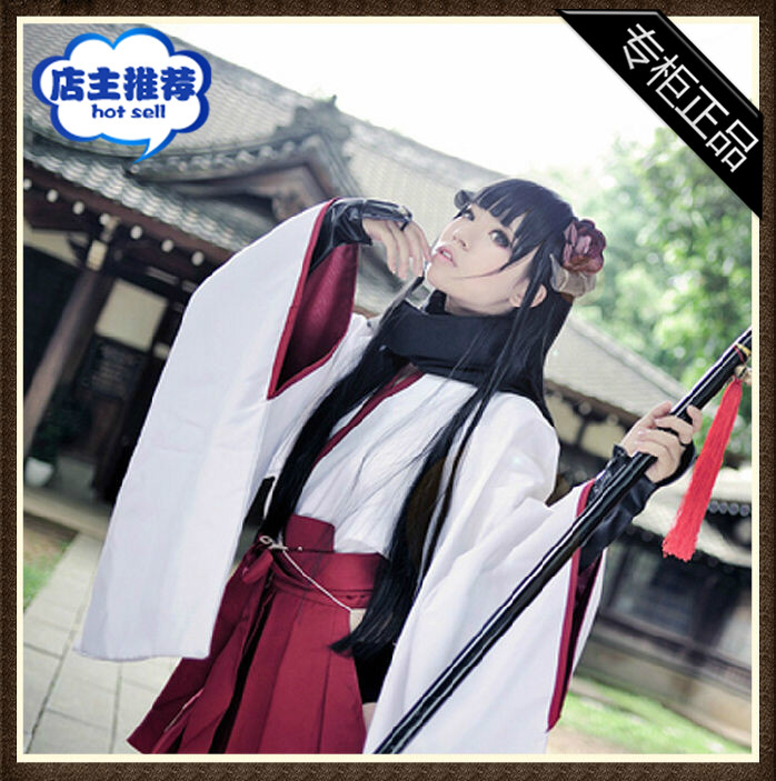 妖狐x仆ss 白鬼院凛凛蝶cosplay女装返祖巫女和服动漫衣服全套 五月天女装 淘优券