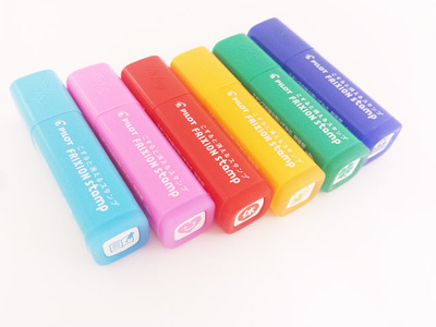 日本百乐卡通风手账可擦印章