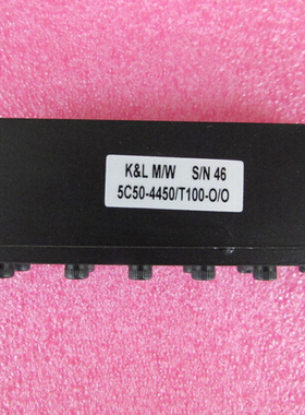 K&L进口 5C50-4450/T100-0/0 4.45GHz SMA射频同轴带通滤波器