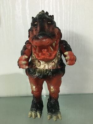 万代模型 葛雷奥特曼 怪兽软胶 风魔 德嘎恩加 17cm  手办  礼物