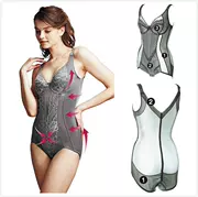 Nhật Bản mua の corset không có vành, bụng, nhận một cặp vú để ngăn chặn sự mở rộng bên ngoài, hông, tạo hình cơ thể, đồ lót, ngực lớn - Một mảnh