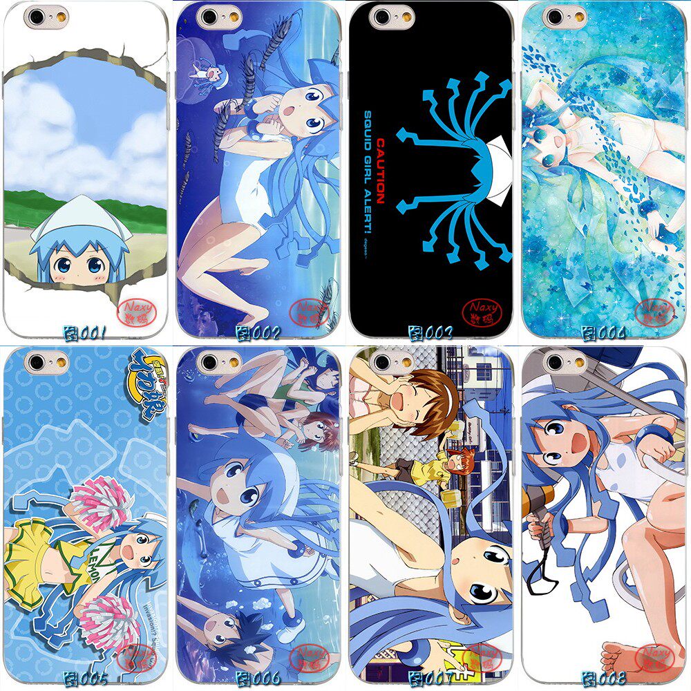 适用于苹果14手机壳12pro硅胶套iphone13promax防摔7plus xr动漫xsmax钢化玻璃壳15mini磨砂11侵略！乌贼娘