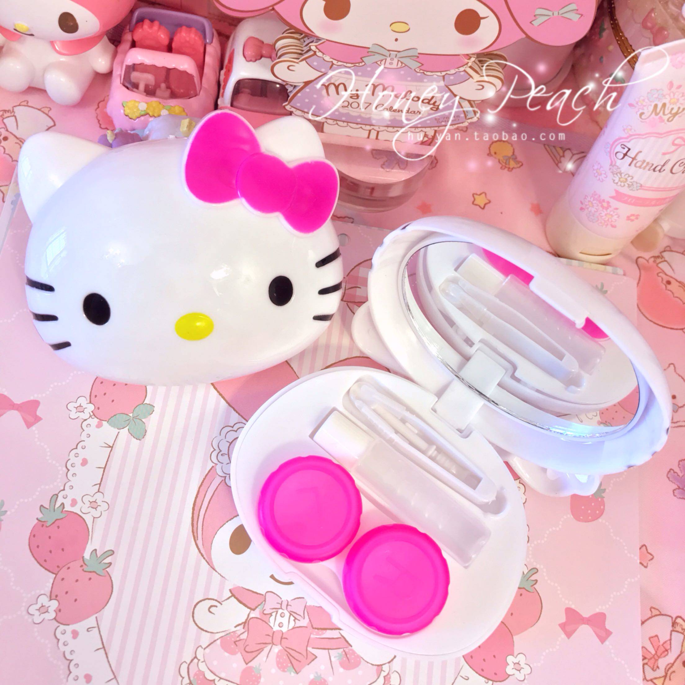 HelloKittyKT貓隱形眼鏡盒美瞳伴侶盒可愛kt頭型伴侶盒凱蒂貓在類目 ZIPPO/瑞士軍刀/眼鏡, 眼鏡配件、護理劑, 隱形眼鏡伴侶盒中 - 來自Buy2taobao.com提供專業的淘寶代購服務