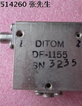 美国DITOM进口 DF-1155 1080-1350MHz SMA RF 射频微波同轴隔离器