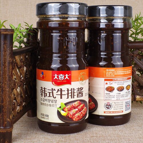 韩国烤肉酱腌料黑胡椒烤牛扒酱汁