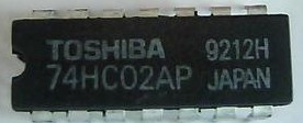 【昌胜电子】TC74HC02AP 74HC02AP 原装正品 直插封装DIP