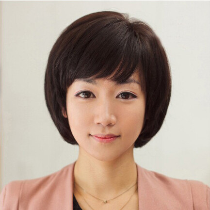 蓬松齐刘海逼真修脸bobo头包邮