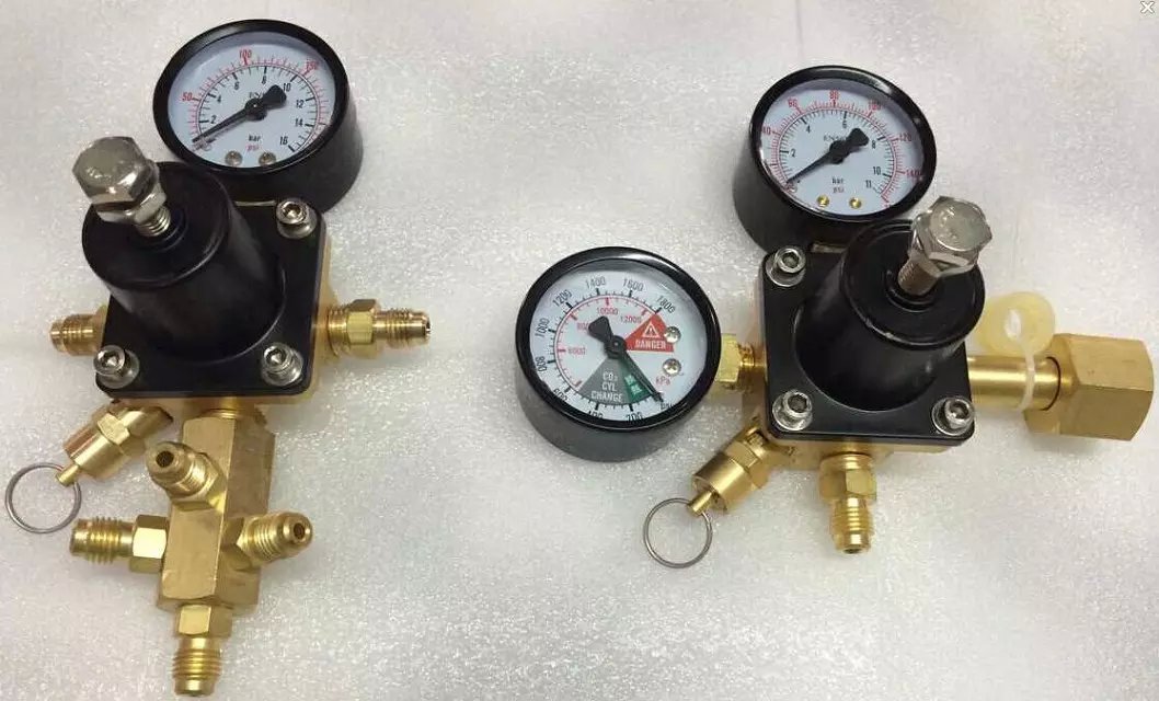 阀门华隆可乐现调机减压器组高低表TR63规格多选国美欧标等