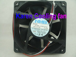 B10原装 NMB 12038 4715KL 0.2A B19 DC24V 12cm厘米散热风扇 05W