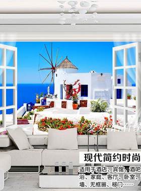 新款带钻石十字绣客厅超大幅方钻满钻贴钻钻石画爱情海电视背景墙