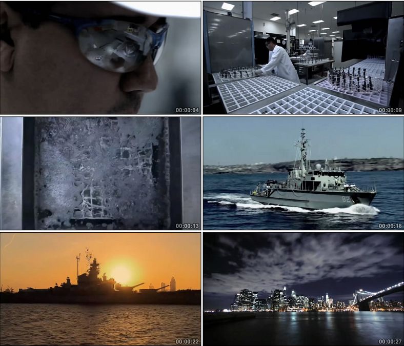 军工产业工业设计生产战舰军舰电力系统高清实拍视频素材