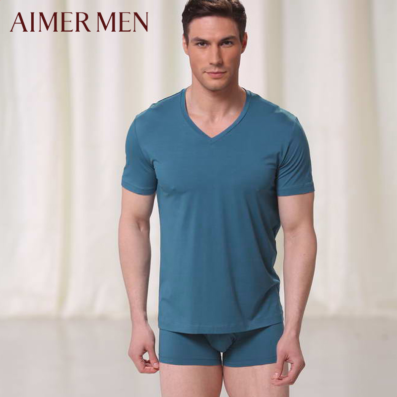 爱慕先生素色超细莫代尔面料永恒Ⅴ抗起球中腰平角内裤NS23354