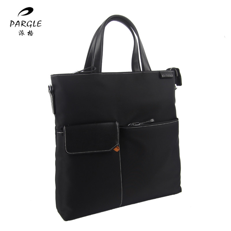 派格pargle手提办公文件包文件袋单肩斜挎包商务会议公文包电脑包
