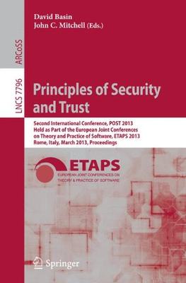 【预订】Principles of Security and Trust