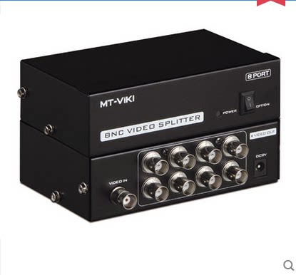 MT-108BC 8口 BNC分配器 一分八 1进8出 多画面监控分配