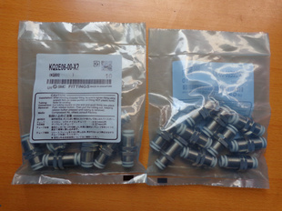 SMC KQ2E16 KQ2E10 KQ2E12 00X2镀镍隔板接头 00X2 全新原装