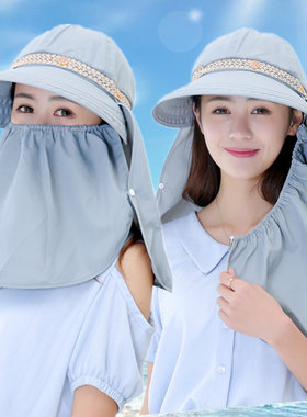 女夏天遮阳帽防晒女士户外帽子