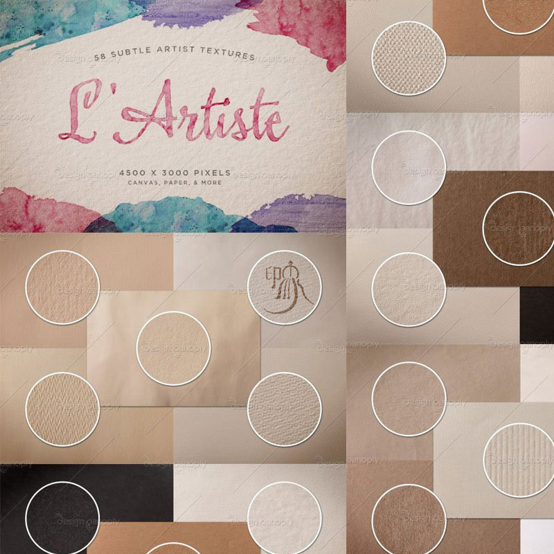 水彩纸质高清折痕褶皱纹理背景JPG图片 图画牛皮纸海报PS设计素材