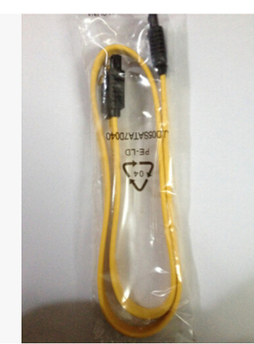 原装SATA数据线 串口线 硬盘连接主板线 硬盘线黄色一弯头一直头