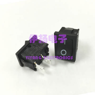 台湾HONGJU进口船型开关 MR-1-110-C5N-BB 2脚2档KCD1-101 15X21