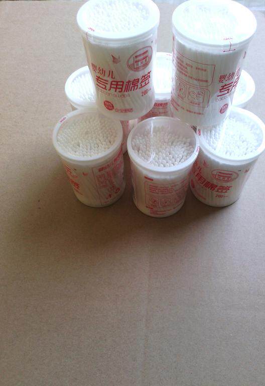 包邮宝宝专用极细筒装批发棉签