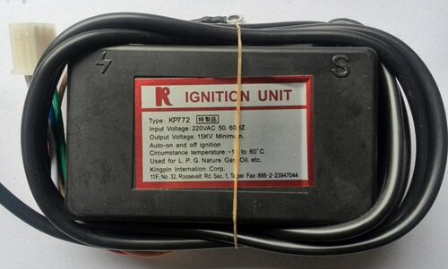 日本正英点火变压器红外线瓦斯燃烧器配件高压包KP772高能点火器