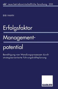 【预售】Erfolgsfaktor Managementpotential: Bewaltigung...