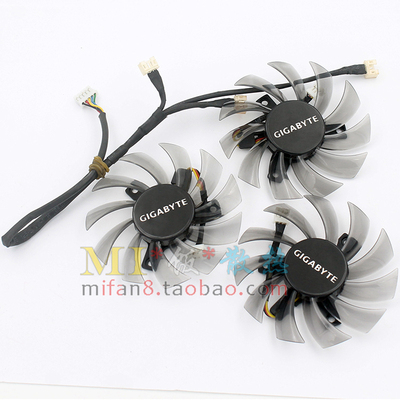 Gigabyte技嘉N465 GTX670 GTX580 560ti显卡风扇T128010SM带标