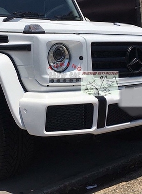 W463 G320 G350 G55 G500 4x4 奥利奥 中网 白框 全黑网