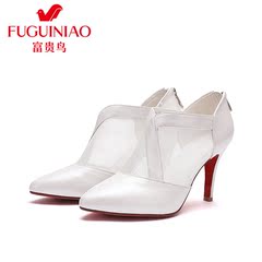 Rich bird spring 2016 new mesh high heel stiletto shoes women fashion women shoes leisure shoes