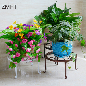 欧式托架铁艺花架落地室内花架子阳台多层承重花盆架绿萝花架