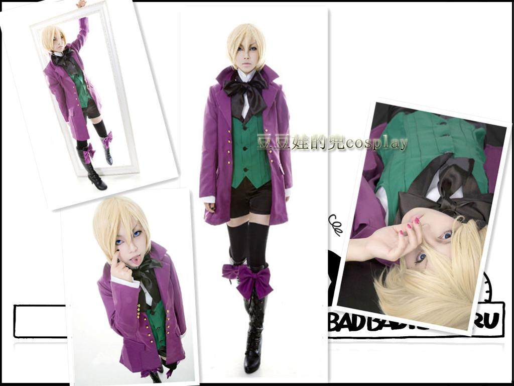 cosplay动漫黑执事II 黑管家亚洛斯托兰西少爷原版cos服免邮定制