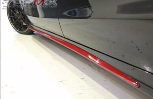 Benz A250A260 A45奔驰W176 CLA250CLA45 W117碳纖裙腳改装TOPMIX