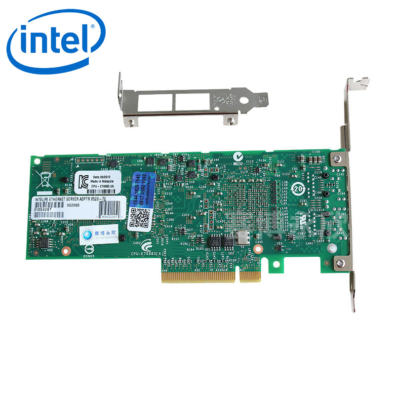 NIC Original Intel Intel X520-T2 E10G42BT10G The server Adapter 82599 NIC The server IPC Industry camera NICin the Network equipment/Network-related , NIC  category - from Buy2taobao.com to provide professional Taobao agent buy service