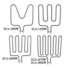 SCA炉桑拿炉发热管干蒸炉桑拿配件电热丝加热管ALQNSPA桑拿管设备