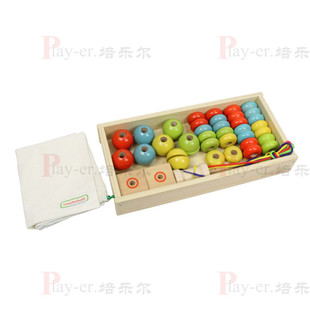 巨型穿珠套叠游戏套装第三套 儿童益智形状颜色空间训练积木