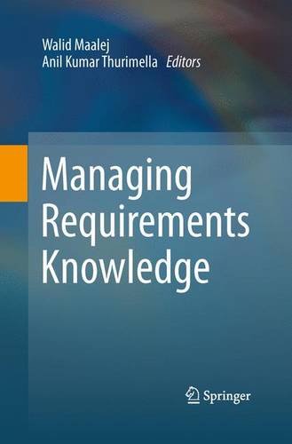【预订】Managing Requirements Knowledge