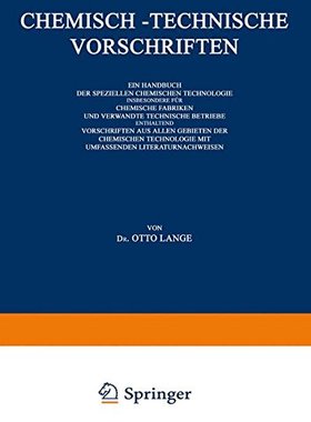 【预订】Chemisch-Technische Vorschriften: Ei...
