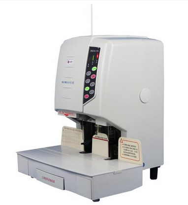 汇金HJ-50B自动财务凭证装订机 会计凭证档案电动打孔铆管装订机