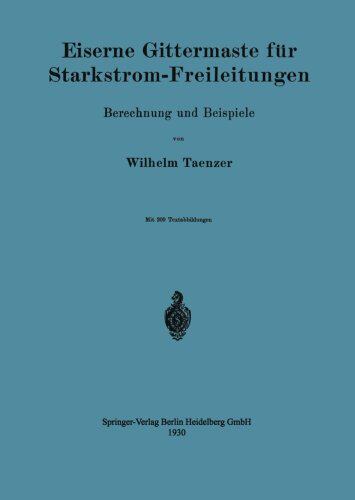 【预订】Eiserne Gittermaste Fur Starkstrom-F...