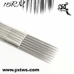 异绣堂纹身器材 纹身特级定制精品针 纹身弧形针排15 圆弧叉15RM